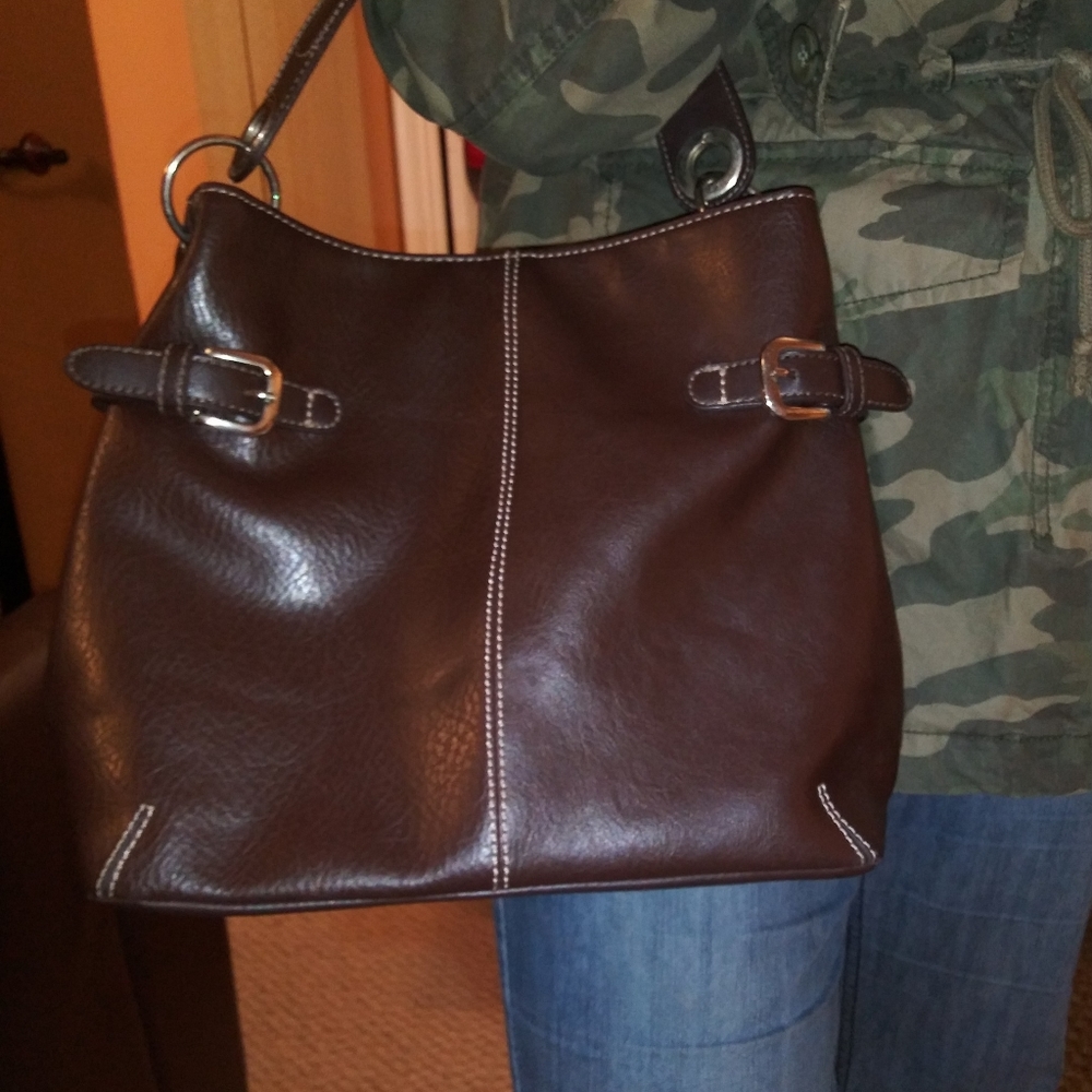 Tommy Hilfiger brown tote